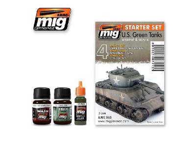 US Green Tanks Starter Enamel & Actrylic (Set) - image 1