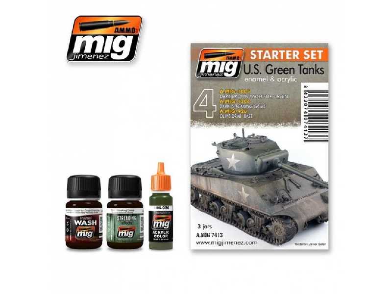 US Green Tanks Starter Enamel & Actrylic (Set) - image 1