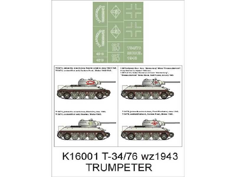 T – 34/76 wz.1943 Trumpeter - image 1