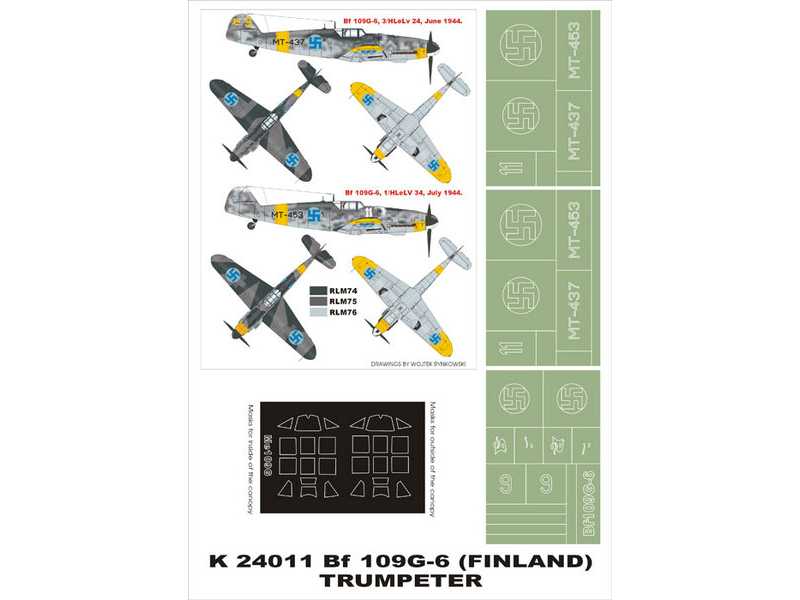 Bf-109G6 (FINLAND) Trumpeter - image 1