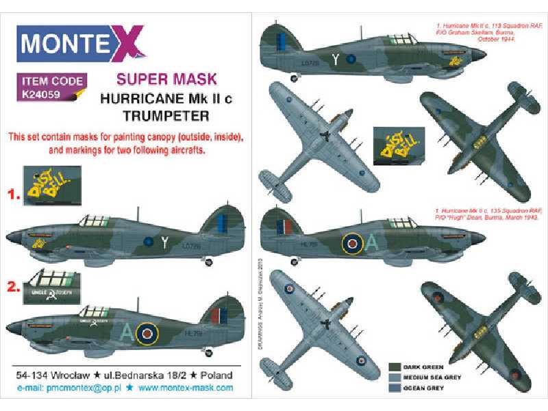 HURRICANE Mk Iic TRUMPETER - image 1