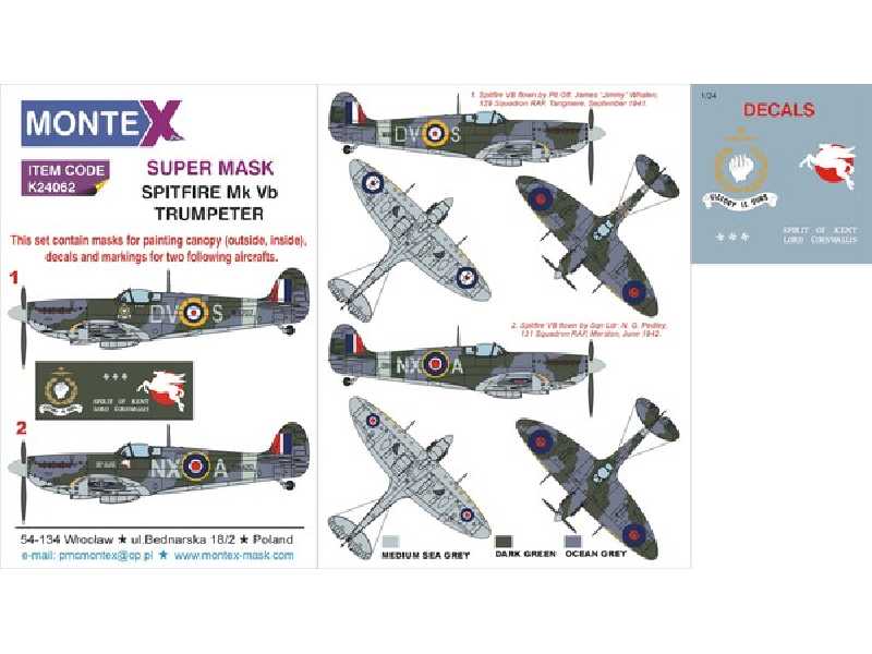 SPITFIRE Mk Vb TRUMPETER - image 1 SPITFIRE Mk Vb TRUMPETER - image 1