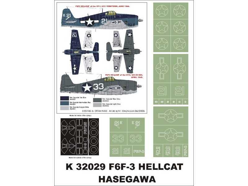 F6F3 Hellcat Hasegawa - image 1