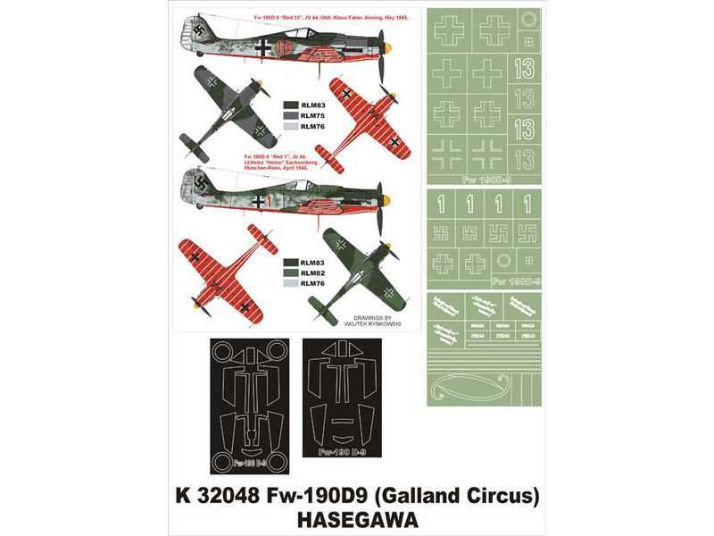 Fw 190D-9 (Galland Cirrus) Hasegawa - image 1