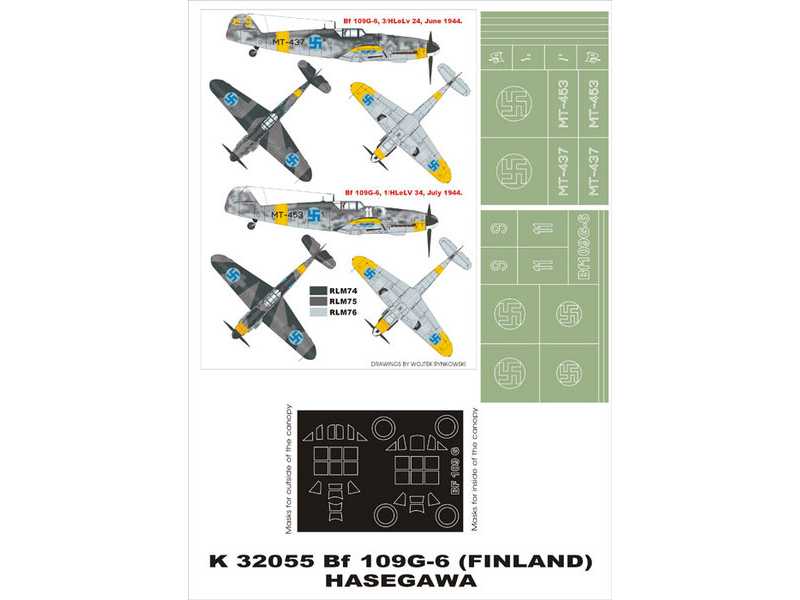 Bf-109G6 (FINLAND) Hasegawa - image 1