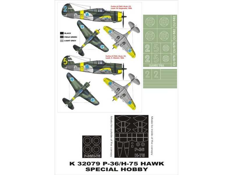 P-36/H-75 Hawk (Finland) Azur - image 1