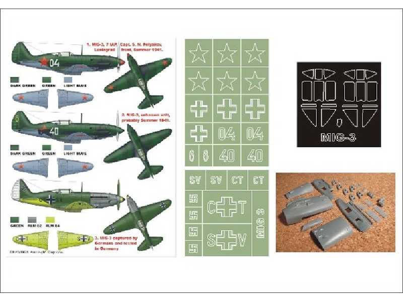 MiG-3 (early) TRUMPETER - image 1