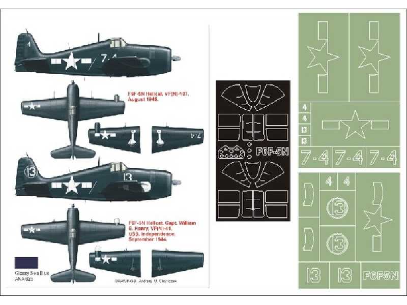 F6F5N Hellcat TRUMPETER - image 1 F6F5N Hellcat TRUMPETER - image 1