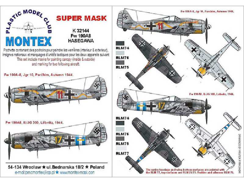 Fw 190A8 (snake) HASEGAWA - image 1