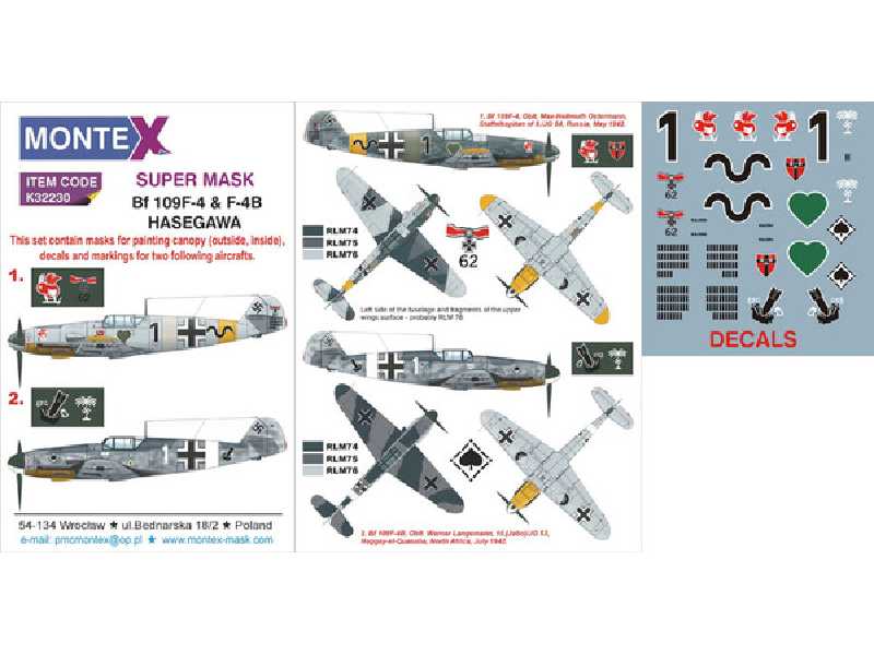 Bf 109F-4/F-4B HASEGAWA - image 1 Bf 109F-4/F-4B HASEGAWA - image 1