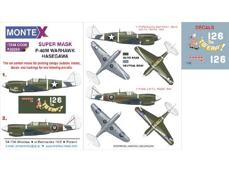 P-40M HASEGAWA - image 1 P-40M HASEGAWA - image 1