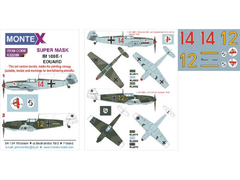 Bf 109E-1 EDUARD - image 1 Bf 109E-1 EDUARD - image 1