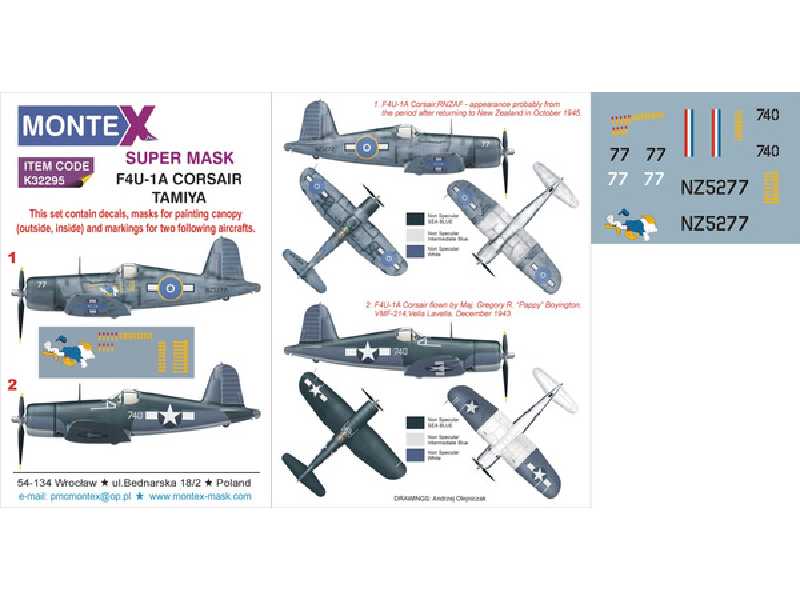 F4U-1A CORSAIR TAMIYA - image 1