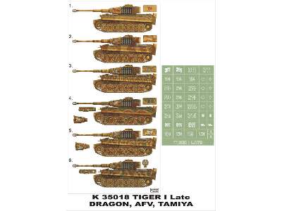 Tiger I Late Drag, AFV, Tamiya - image 1