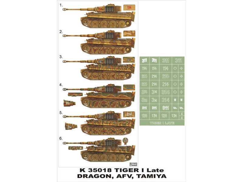 Tiger I Late Drag, AFV, Tamiya - image 1