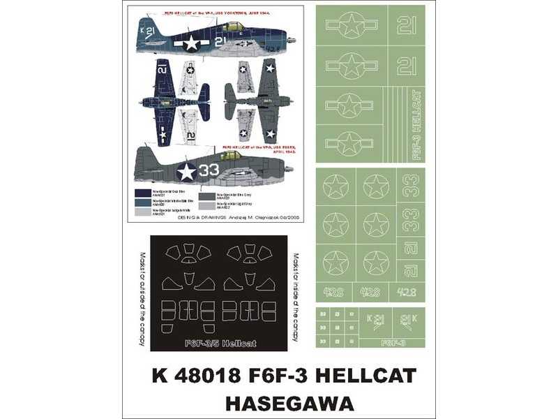 F6F3 Hellcat Hasegawa - image 1