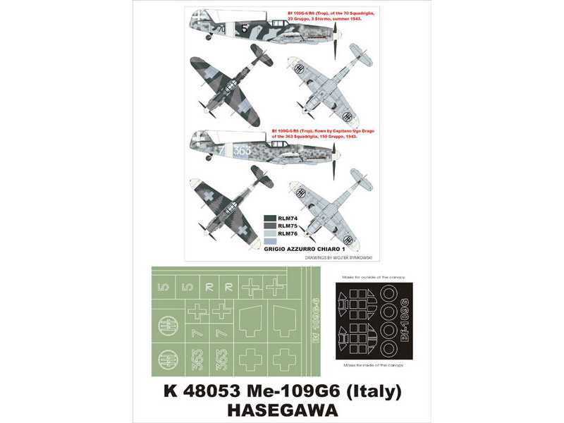 Bf-109G6 (Italy) Hasegawa - image 1