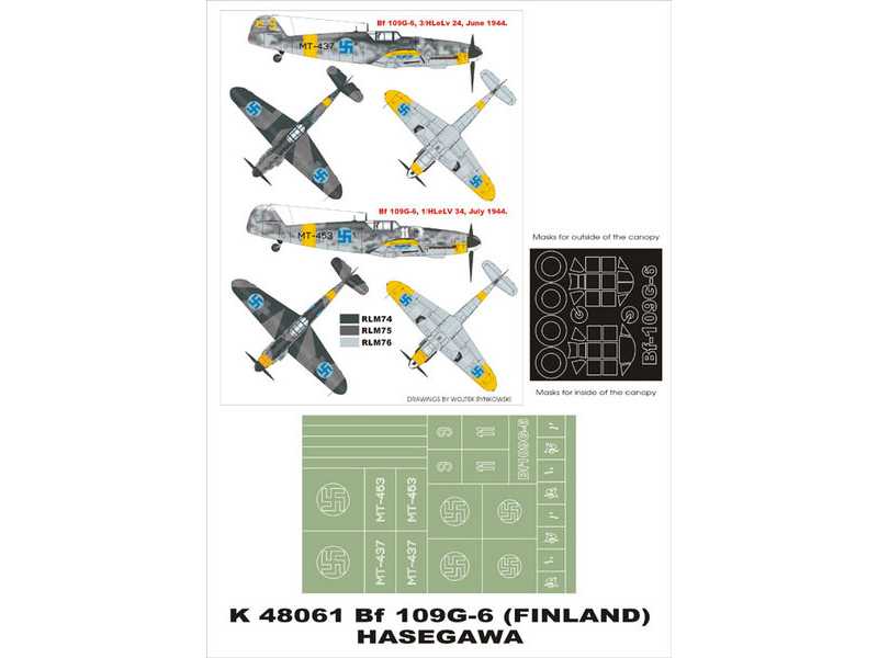 Bf-109G6 (FINLAND) Hasegawa - image 1