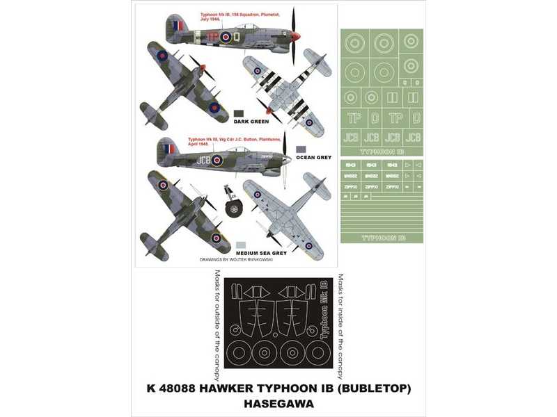 Hawker Typhoon IB Hasegawa - image 1