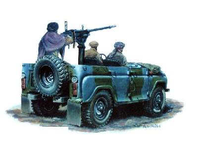 UAZ 469 z karabinem maszynowym KPV 14,5mm - image 1