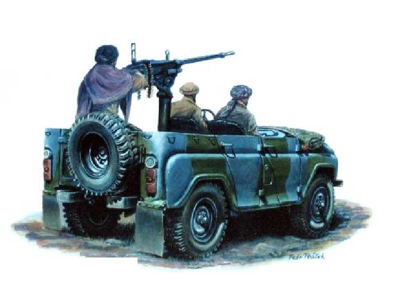 UAZ 469 z karabinem maszynowym KPV 14,5mm - image 1