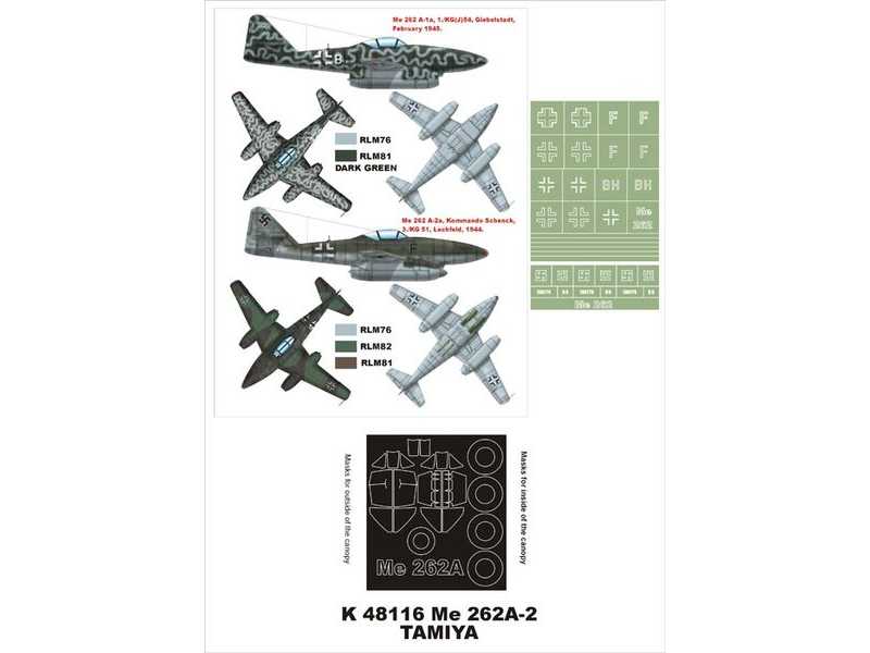 Me-262A-2 Tamiya - image 1