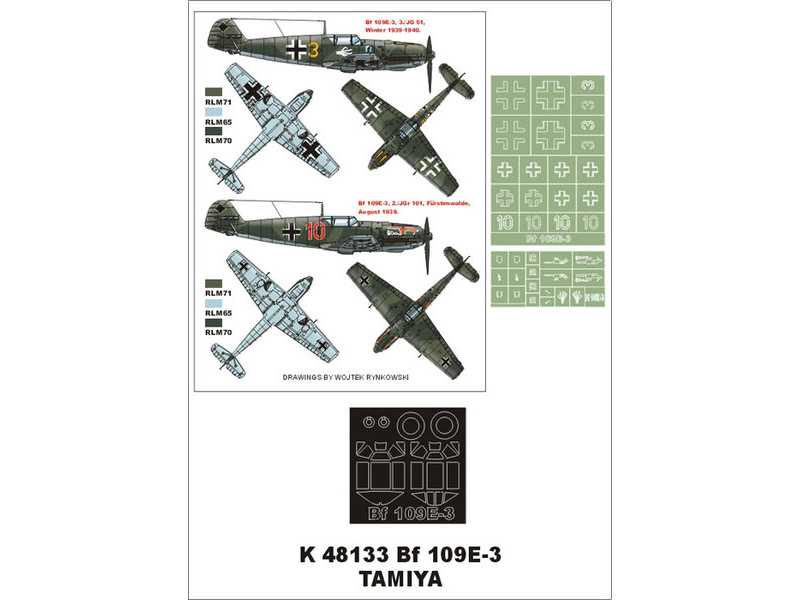 Bf 109E-3 – TAMIYA  TAMIYA - image 1