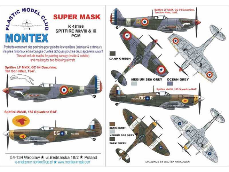Spitfire MK VIII & IX HASEGAWA - image 1 Spitfire MK VIII & IX HASEGAWA - image 1