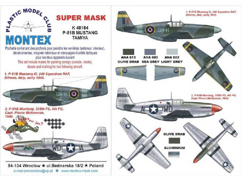 P-51B MUSTANG Tamiya - image 1 P-51B MUSTANG Tamiya - image 1
