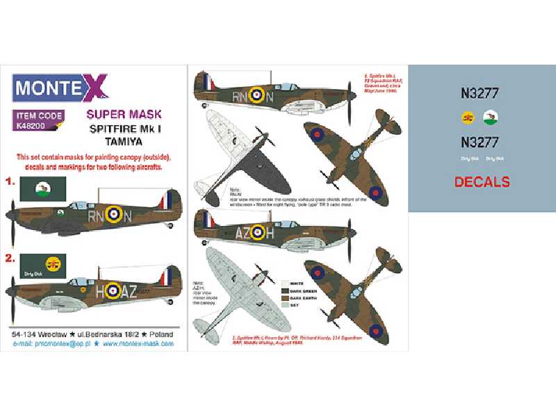 SPITFIRE MK I TAMIYA - image 1