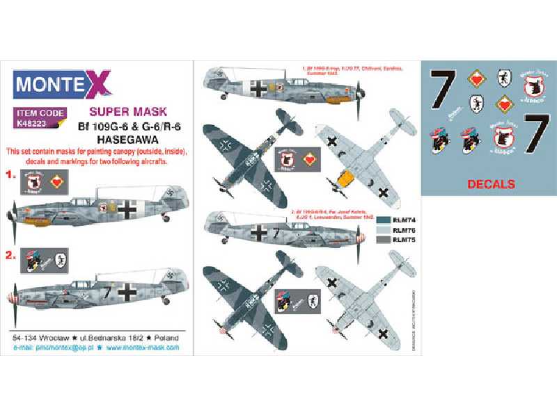 Bf 109G-6 &amp; G-6/R-6 HASEGAWA - image 1