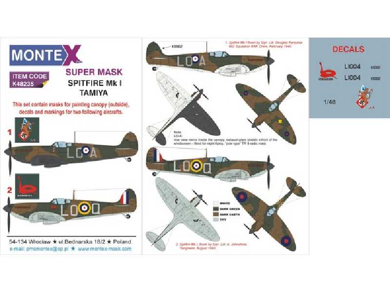 SPITFIRE Mk I TAMIYA - image 1