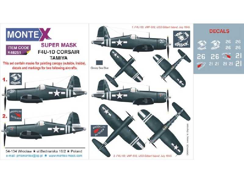 F4U-1D CORSAIR TAMIYA - image 1