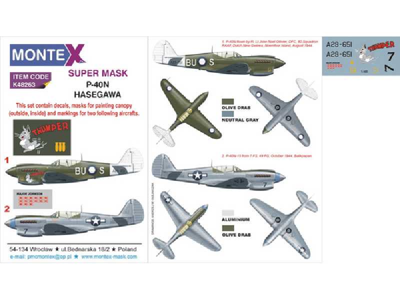 P-40N (HASEGAWA) - image 1 P-40N (HASEGAWA) - image 1