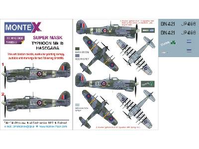 Typhoon Mk.Ib car door HASEGAWA - image 1