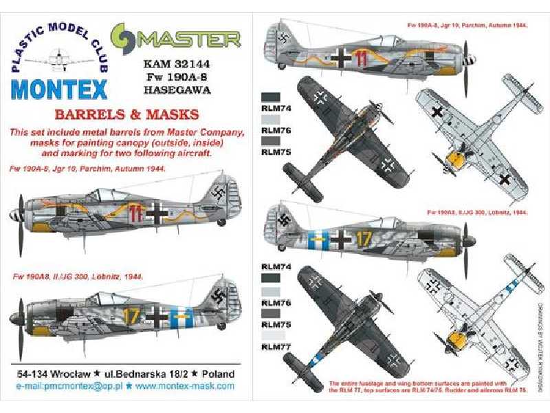 Fw 190A8 (snake) HASEGAWA - image 1