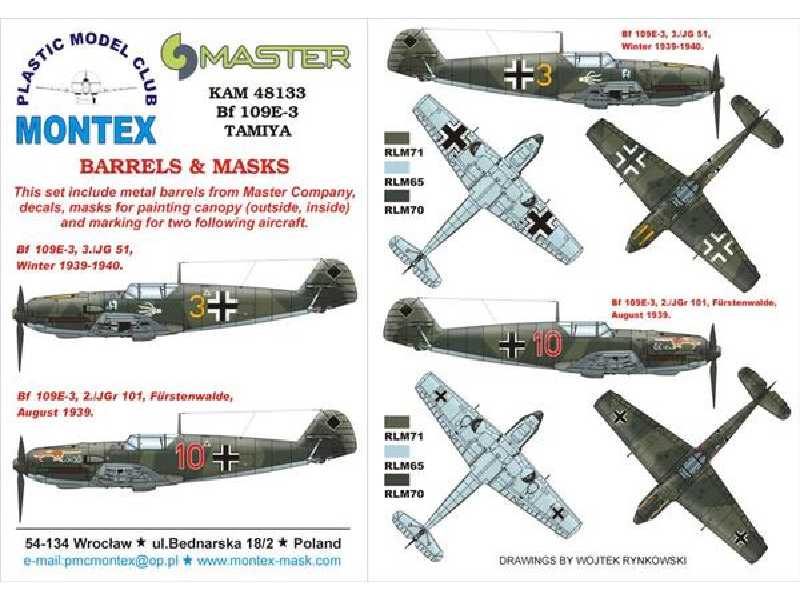 Bf 109E-3 – TAMIYA  TAMIYA - image 1