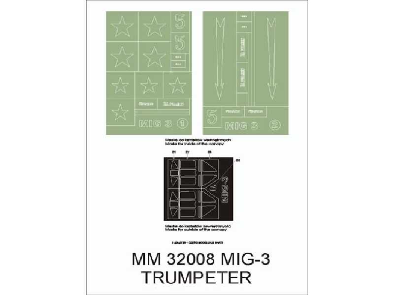 MiG-3 Trumpeter 2230 - image 1