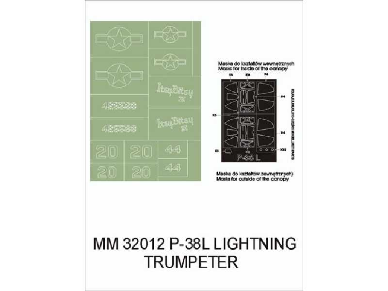 P-38 L Lighting Trumpeter 2227 - image 1