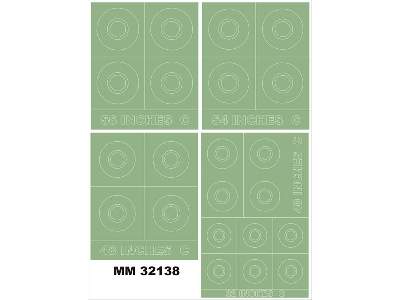 RAF ROUNDELS TYPE C 56,54,48,40,32 Inches - image 1