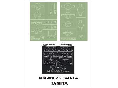 F4U-1A Corsair Tamiya Techmod 48040H - image 1