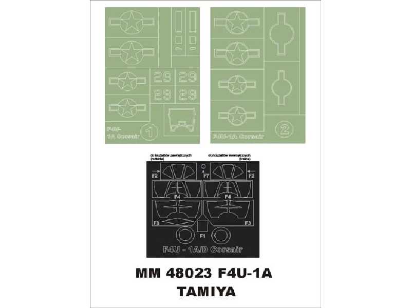 F4U-1A Corsair Tamiya Techmod 48040H - image 1