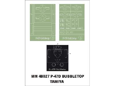 P-47 D Bubbletop Tamiya 90 - image 1