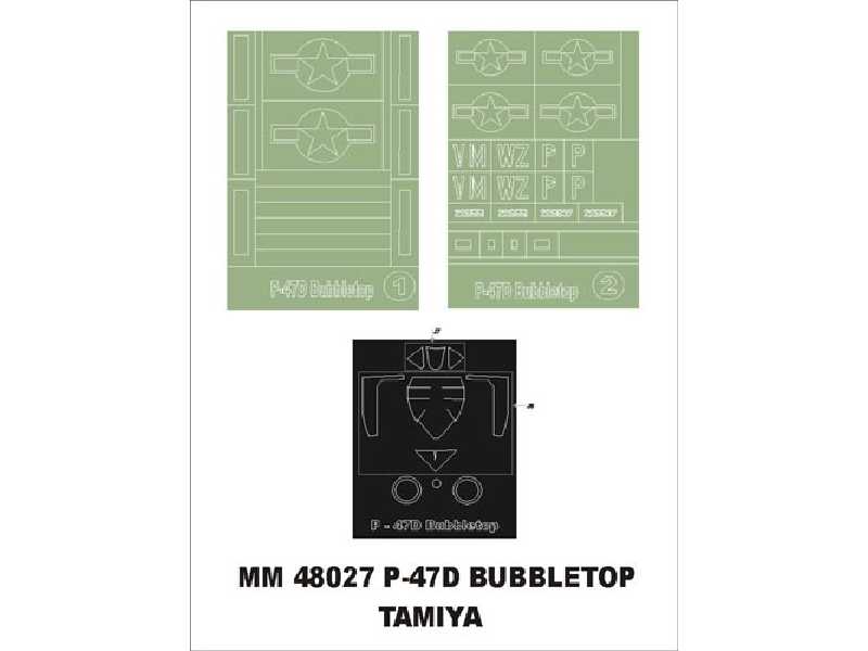 P-47 D Bubbletop Tamiya 90 - image 1