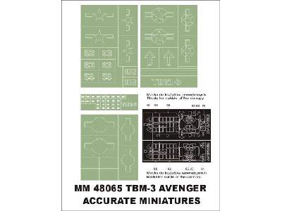 TBF-3 Avenger Acc.Miniatures 3406,3406A - image 1