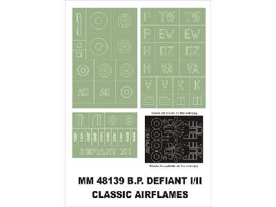 BP Defiant I/II Classic Airframes 481,482 - image 1