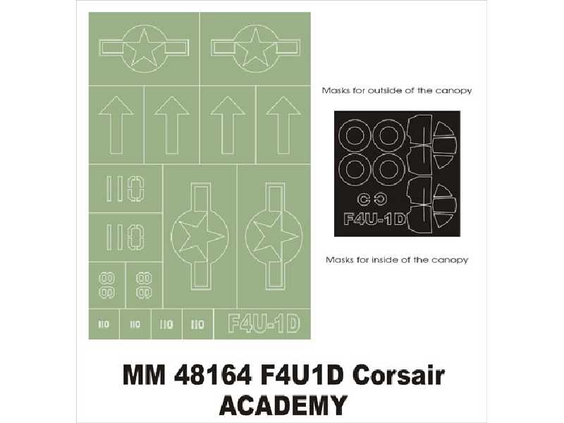 F4U1D Corsair Academy 2147 - image 1
