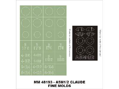 A5M1/2 Claude Fine Molds FA-1, FA-3 - image 1