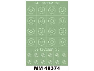 RAF ROUNDELS TYPE C1 36,18 Inches - image 1