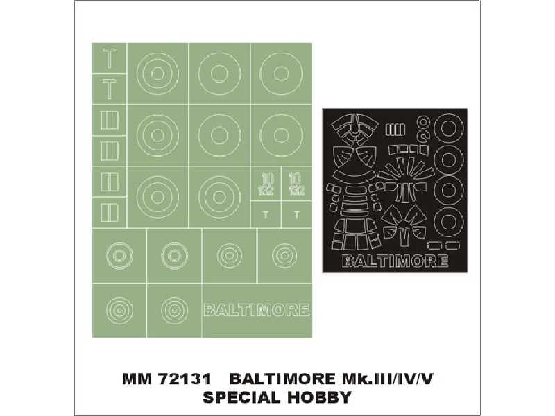 Martin Baltimore III/IV/V Special Hobby 72028 - image 1